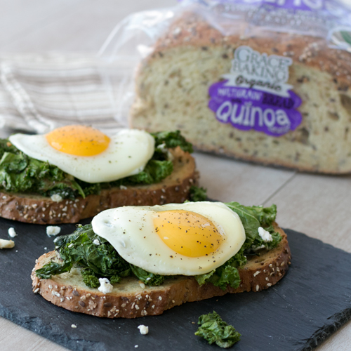 Kale Egg Toast 