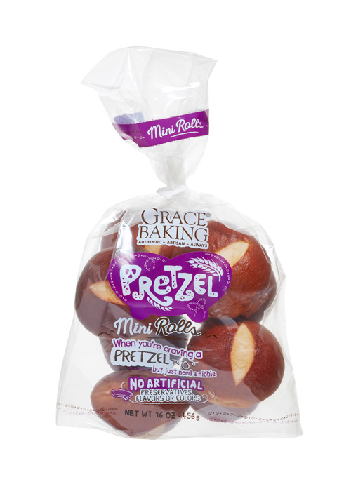Mini Pretzel Buns